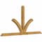 Ekena Millwork Richland Rough Sawn Timber Gable Bracket, Western Red Cedar, 96"W x 48"H x 4"D x 4"F, 12/12 Pitch GBW096X48X0404RIC00RWR - alternate 5